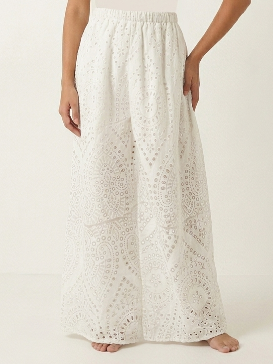 Pantalone Ampio in Pizzo Sangallo