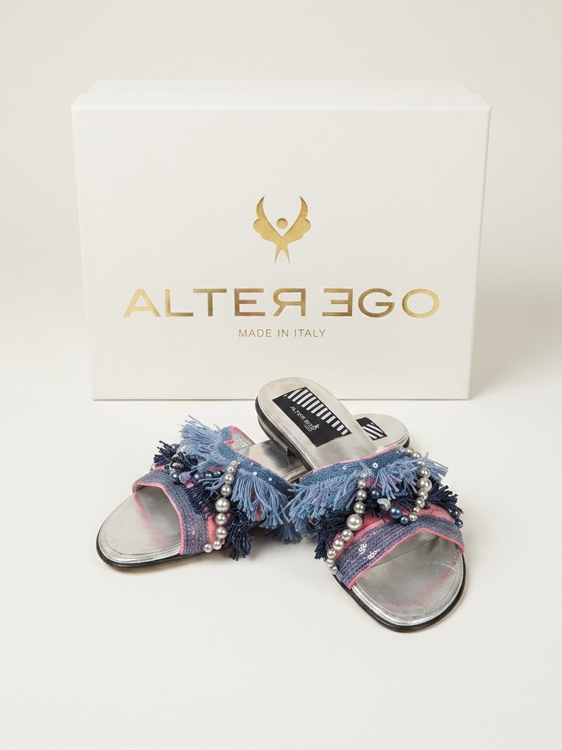 Ciabattina Alter Ego Frange Couture