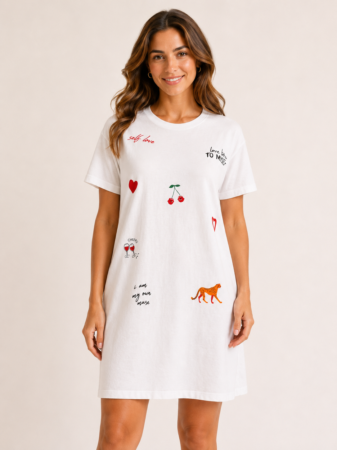 T-shirt Stampa Graphic in Cotone